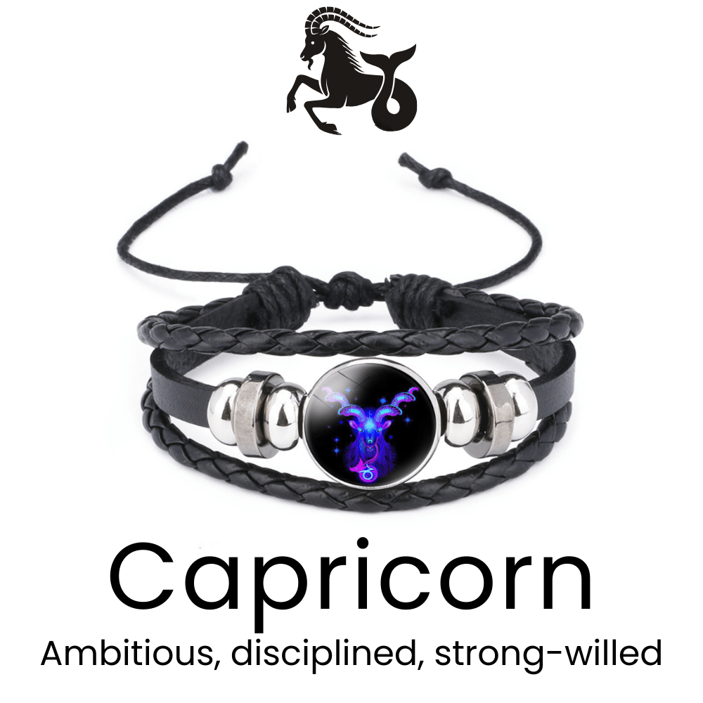 LumiAstro Zodiac Black Bracelet - Sphere Standouts