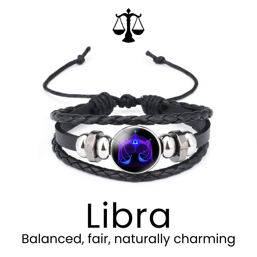 LumiAstro Zodiac Black Bracelet - Sphere Standouts