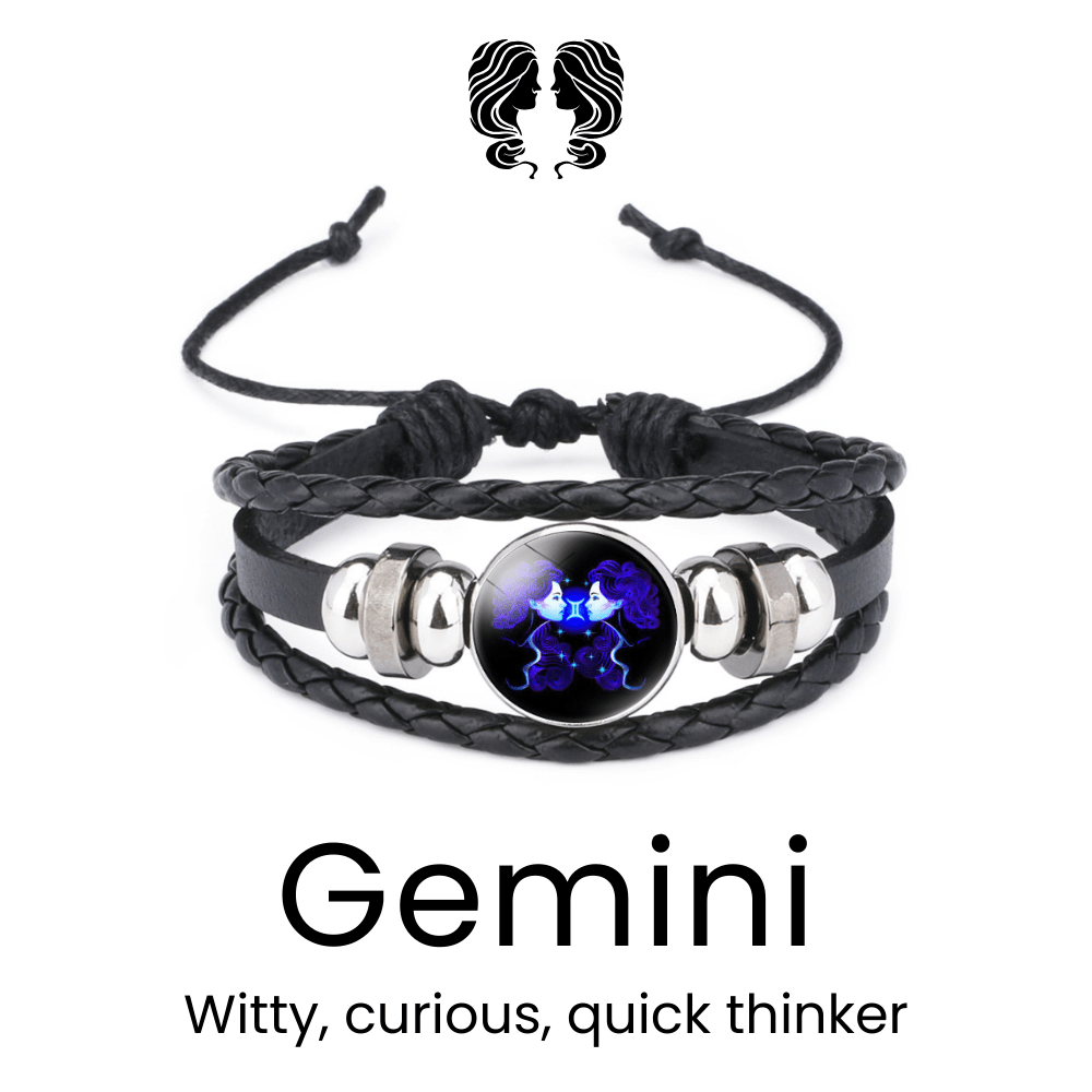 LumiAstro Zodiac Black Bracelet - Sphere Standouts