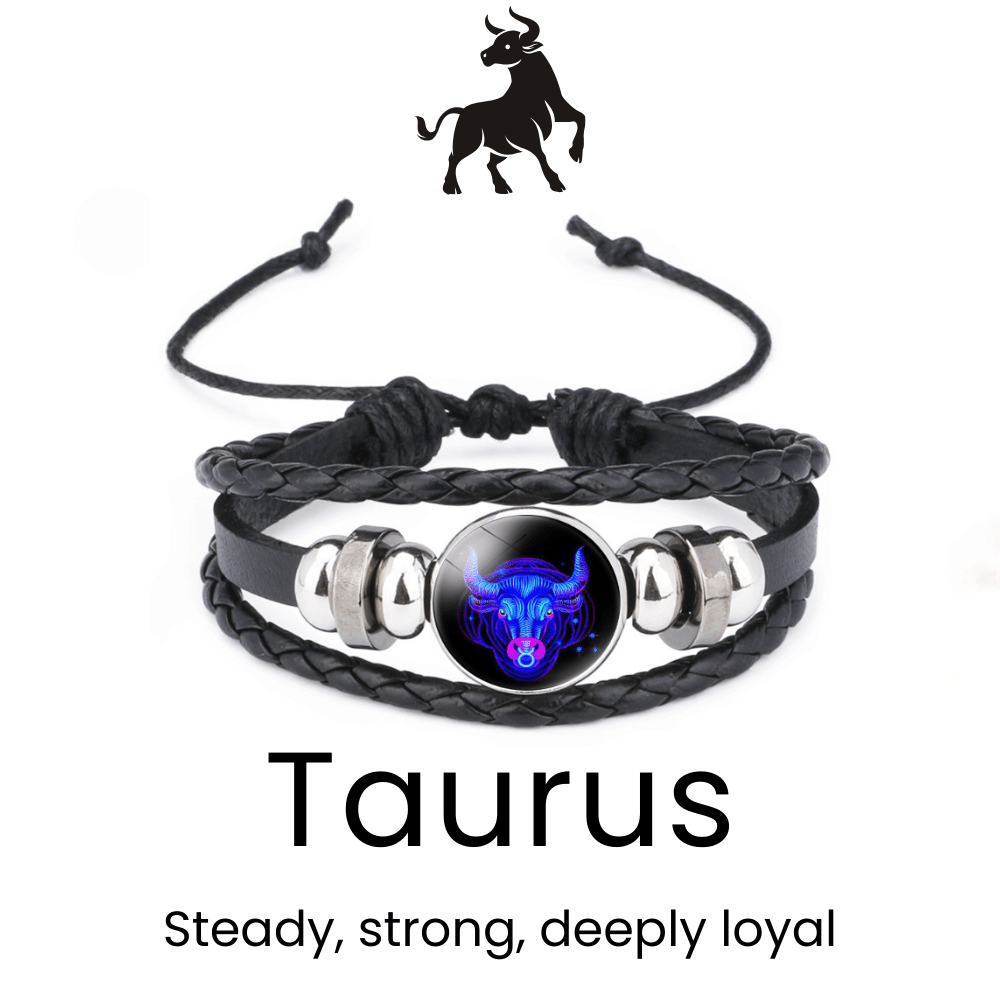 LumiAstro Zodiac Black Bracelet - Sphere Standouts