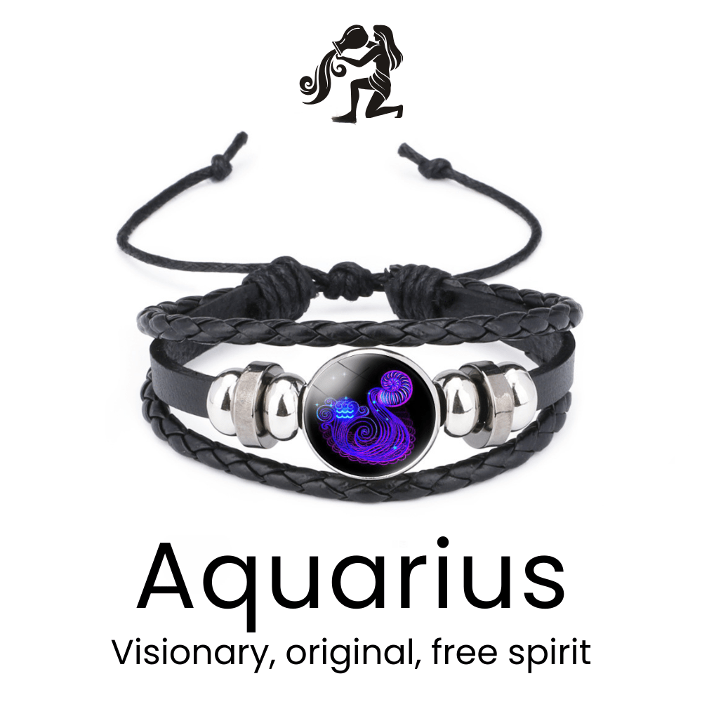 LumiAstro Zodiac Black Bracelet - Sphere Standouts