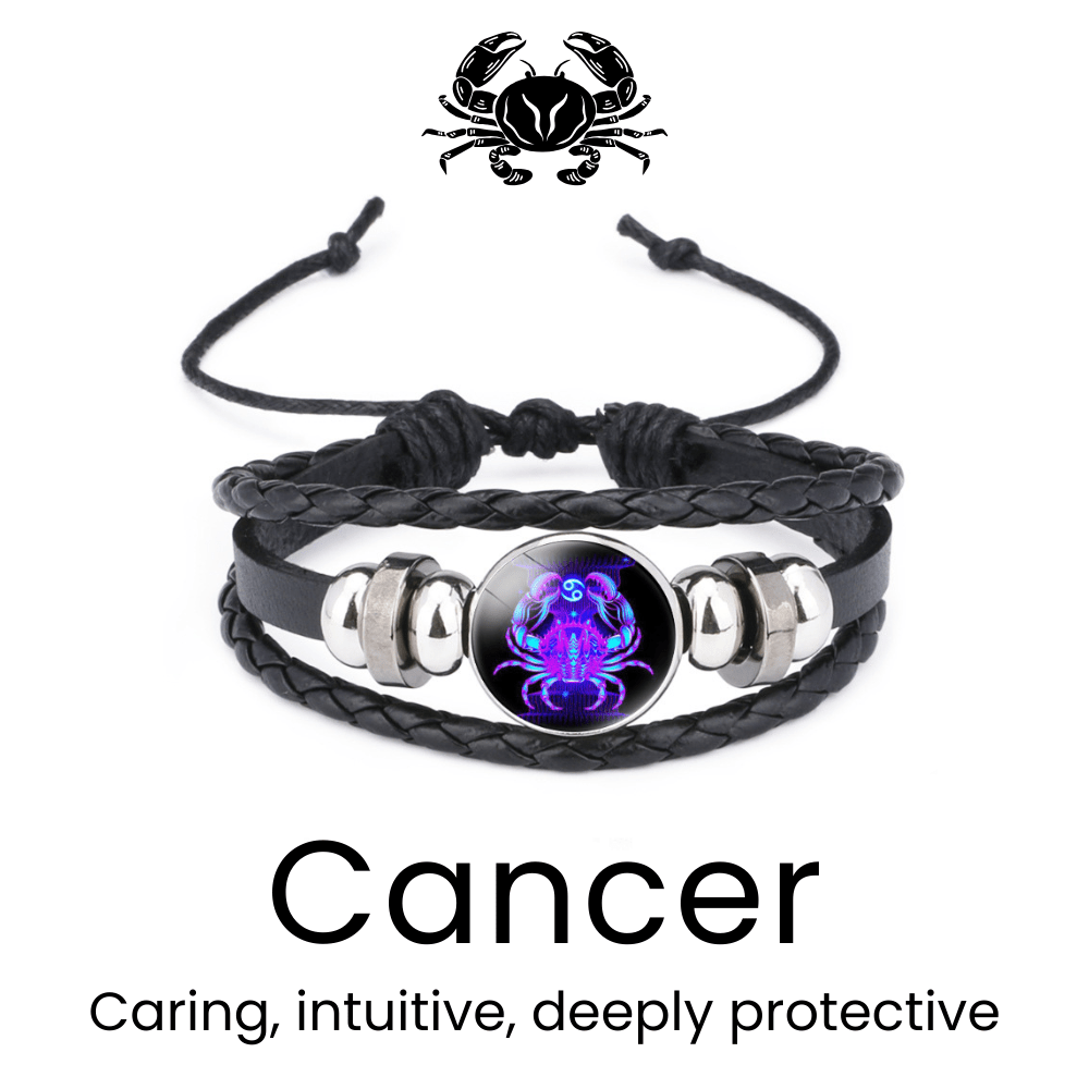 LumiAstro Zodiac Black Bracelet - Sphere Standouts