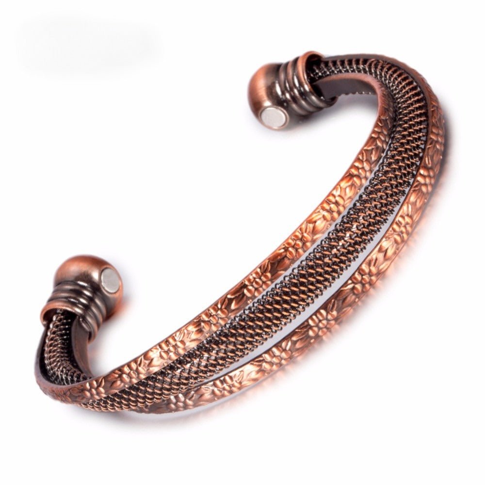 Magnetic Copper Energy Balance Bracelet - Sphere Standouts