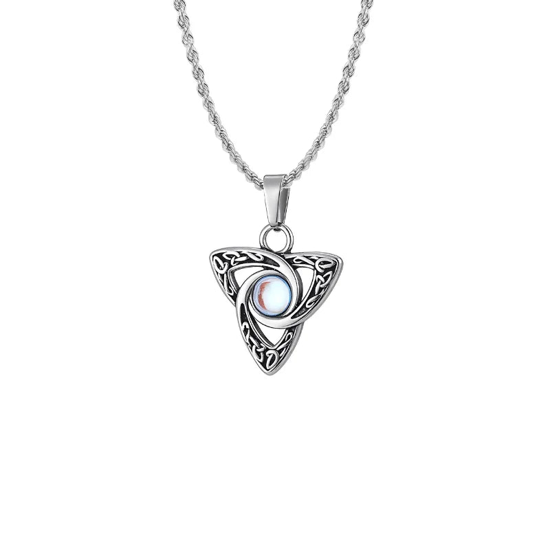 Moon Celtic Pendant Necklace - Sphere Standouts