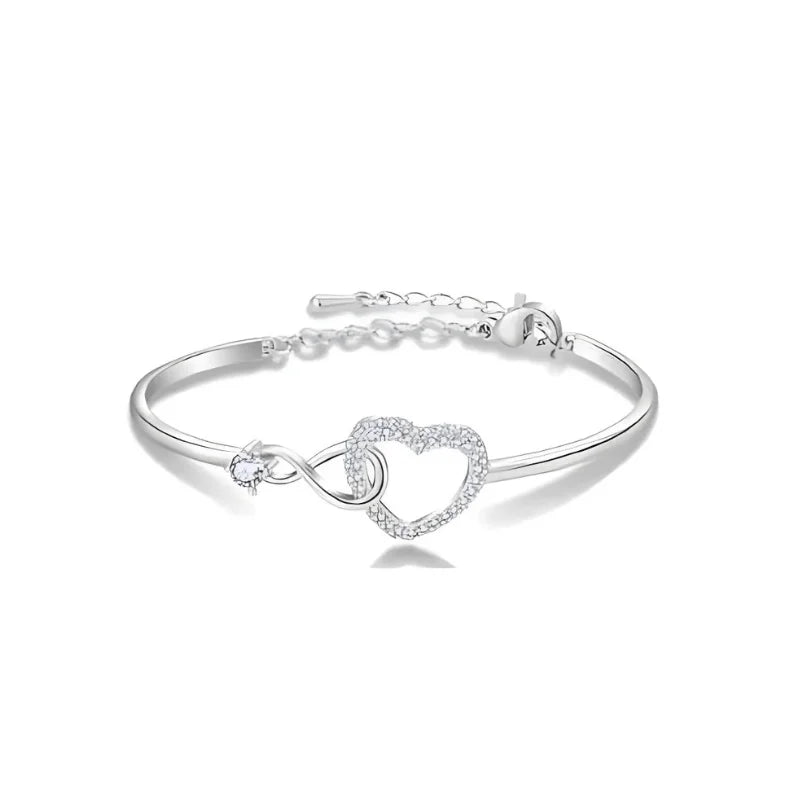 Mother & Daughter - Infinity Heart Bracelet - Sphere Standouts