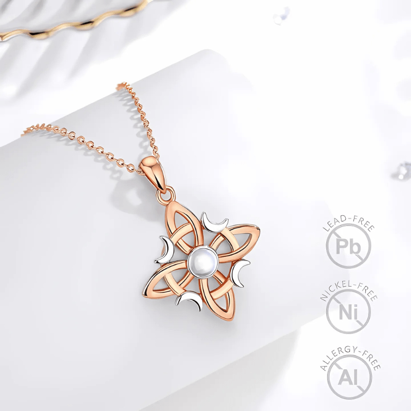 Mystic Knot Moonstone Pendant - Sphere Standouts