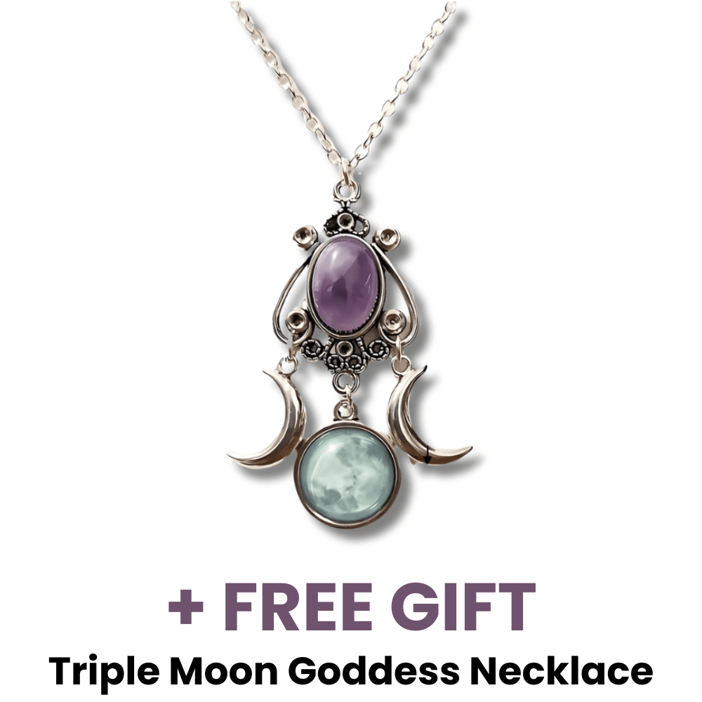 Mystical Moon Triquetra Necklace - Sphere Standouts