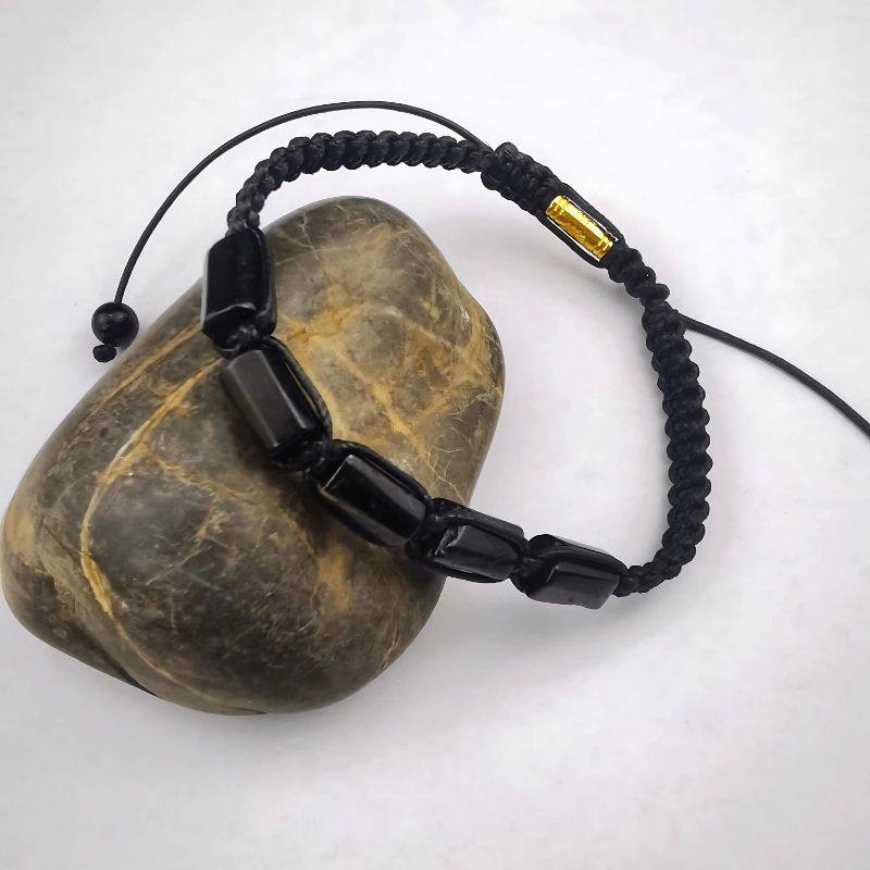 Natural Black Tourmaline Protection Bracelet - Sphere Standouts