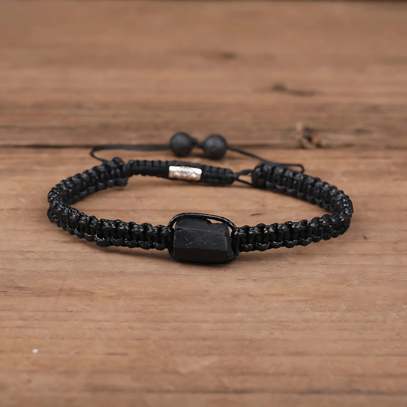 Natural Black Tourmaline Protection Bracelet - Sphere Standouts