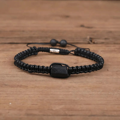Natural Black Tourmaline Protection Bracelet - Sphere Standouts