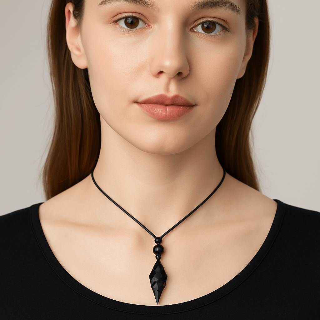 Obsidian Arrowhead Necklace - Sphere Standouts
