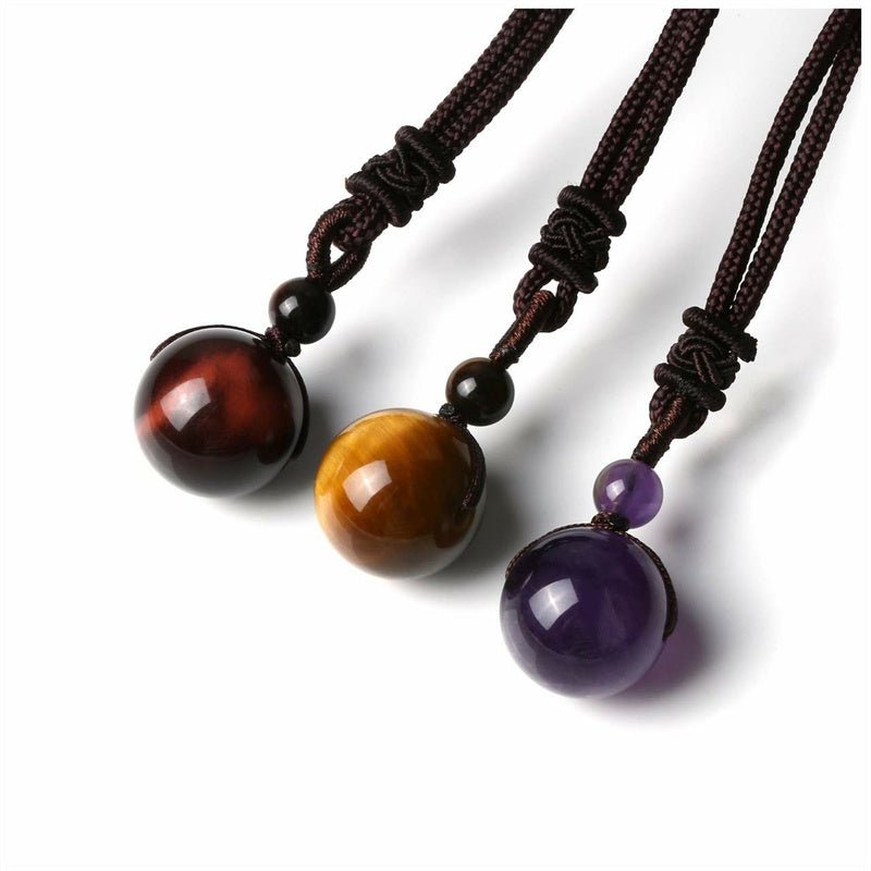 Obsidian Aura Necklace - Sphere Standouts