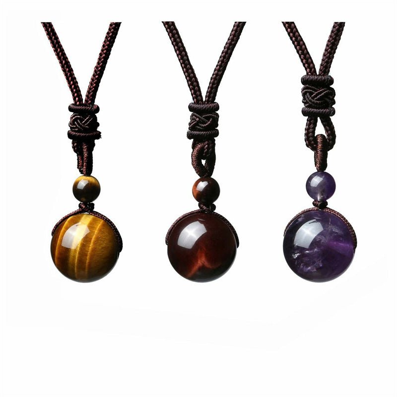 Obsidian Aura Necklace - Sphere Standouts