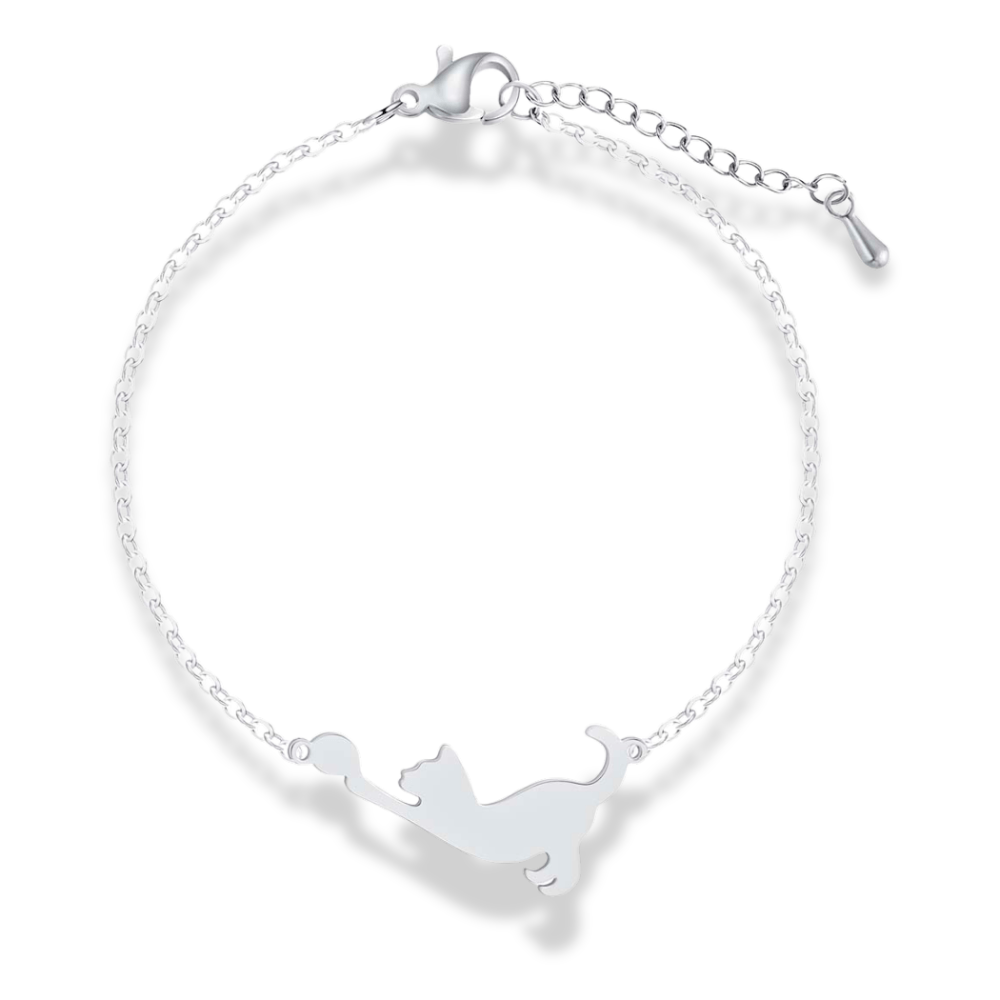 Playful Cat Stretch Bracelet - Sphere Standouts