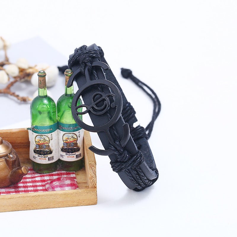 Retro Music Leather Bracelet - Sphere Standouts