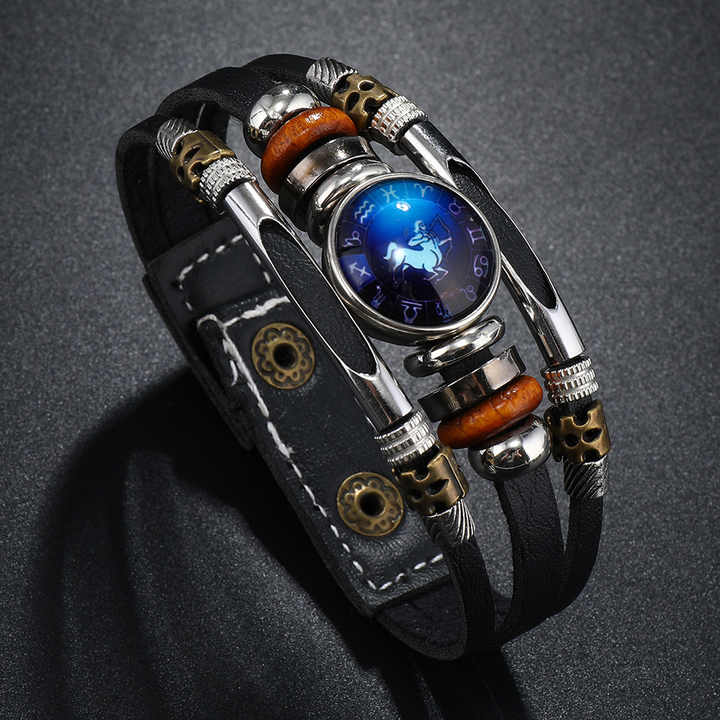 RetroZodiac Beaded Sign Bracelet - Sphere Standouts