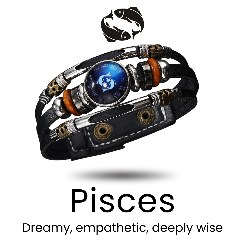 RetroZodiac Beaded Sign Bracelet - Sphere Standouts