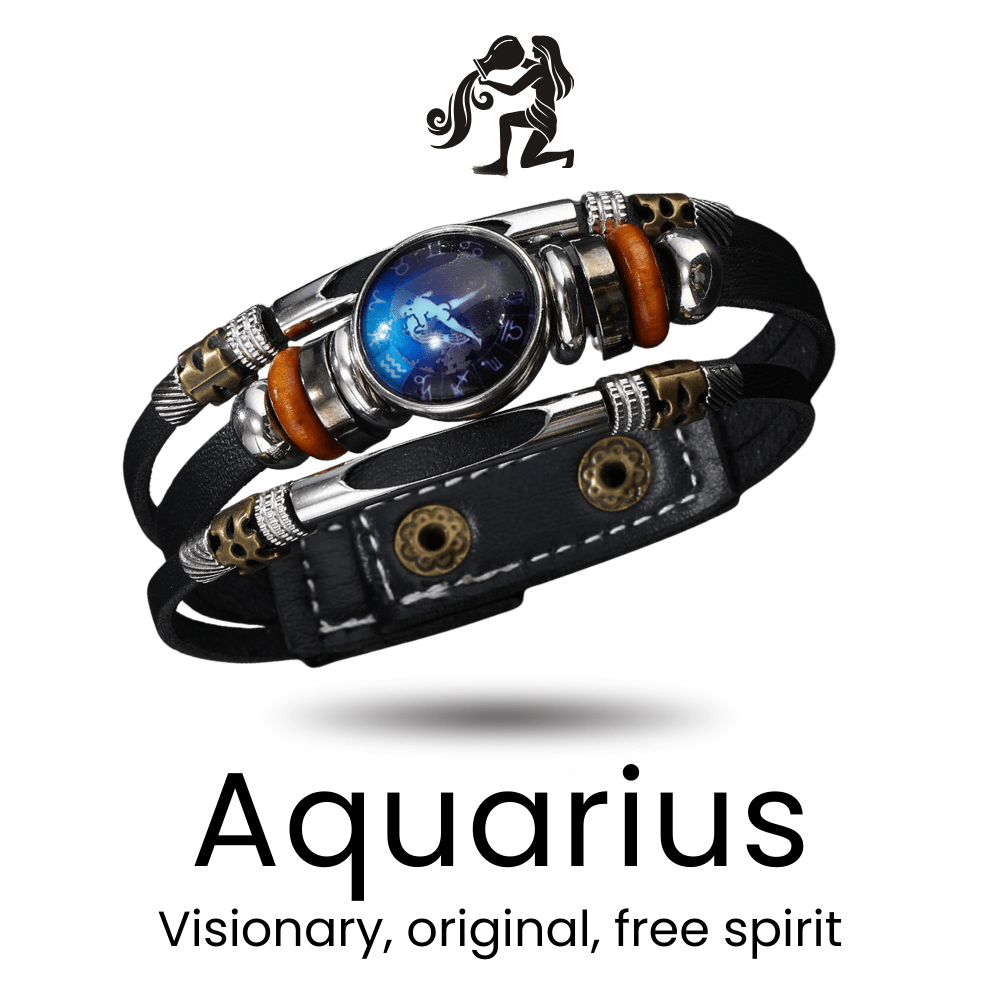 RetroZodiac Beaded Sign Bracelet - Sphere Standouts