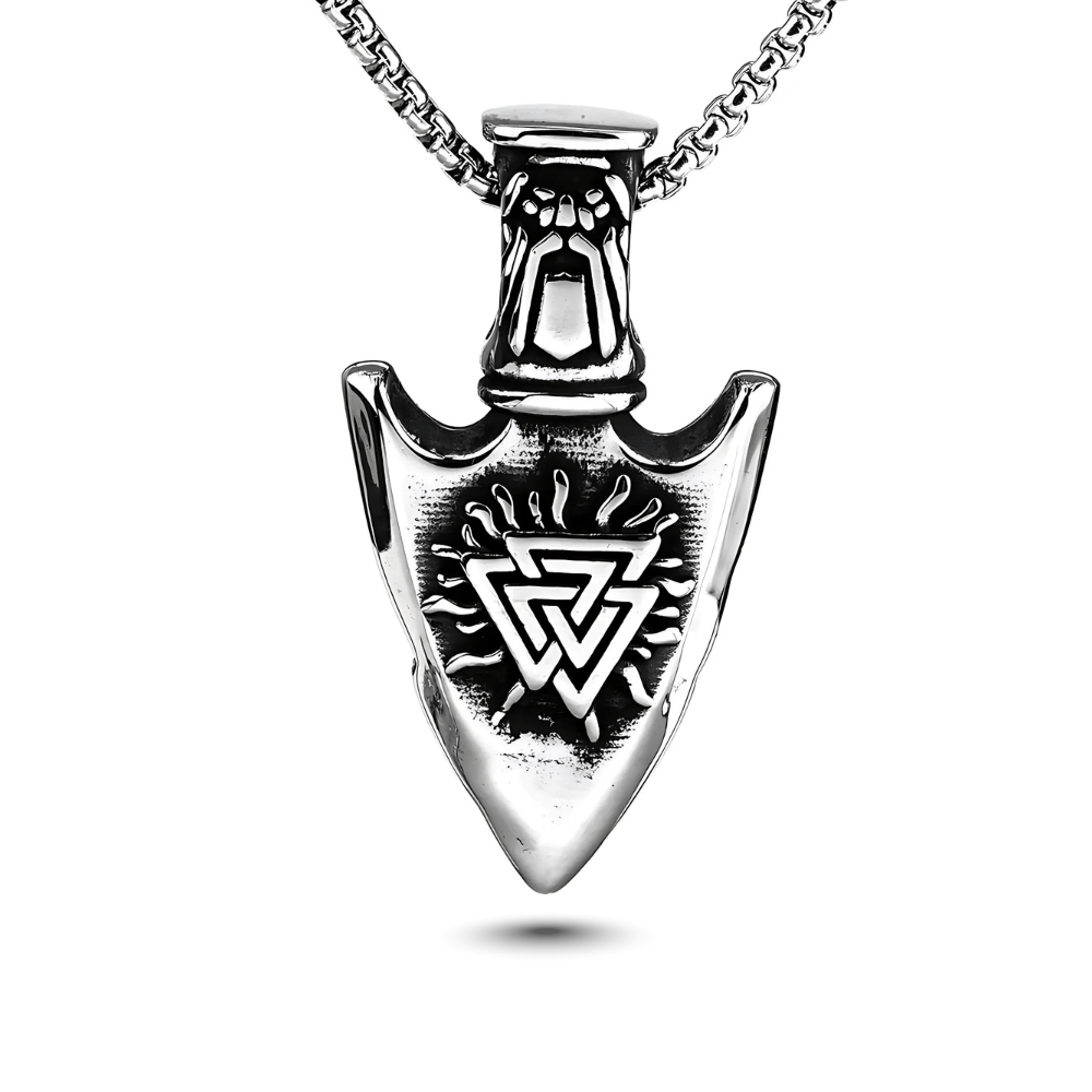 Rune Arrow Pendant – Viking Style - Sphere Standouts