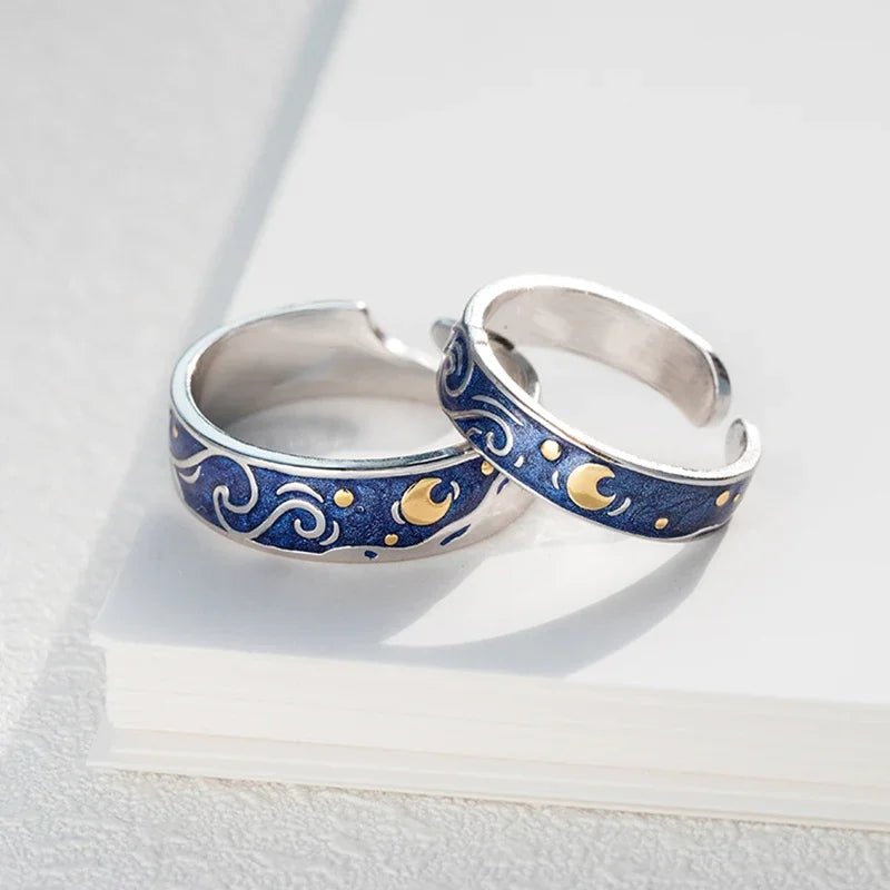 Starry Night Couple Ring - Sphere Standouts