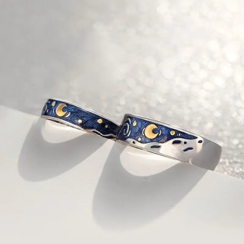 Starry Night Couple Ring - Sphere Standouts