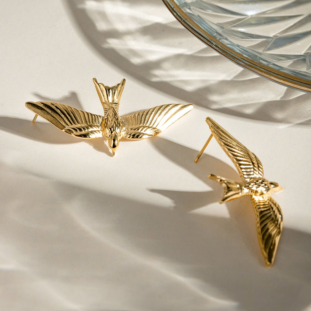 Swallow Grace Earrings - Sphere Standouts