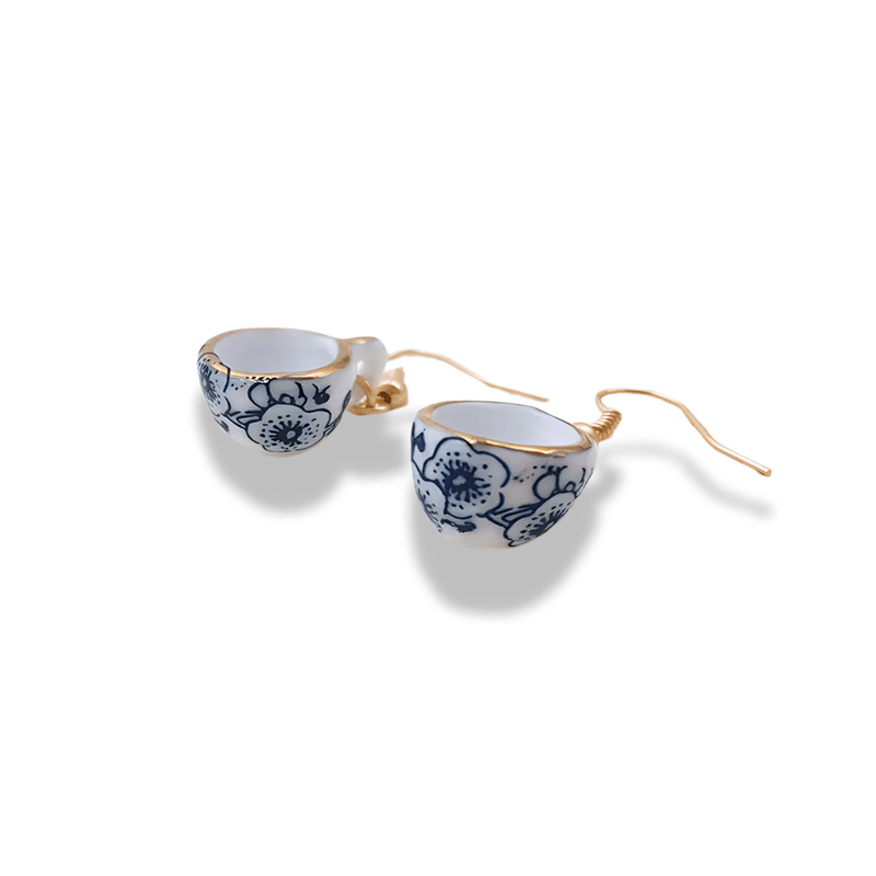 Tea Charm Earrings - Sphere Standouts