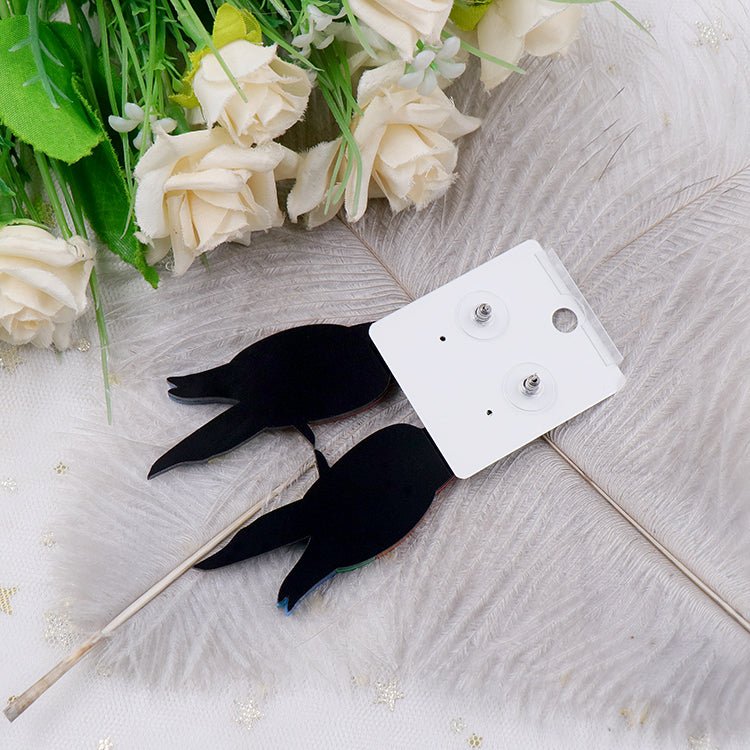 Tropical Parrot Earrings - Sphere Standouts