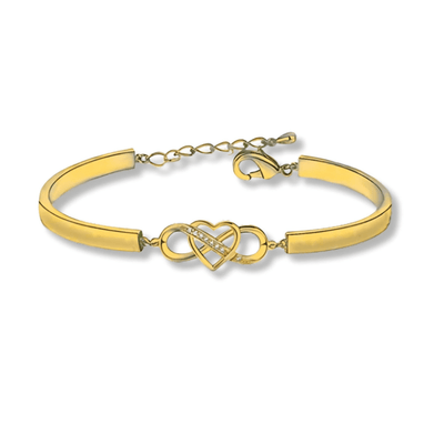 True Bond Infinity Heart Bracelet - Sphere Standouts