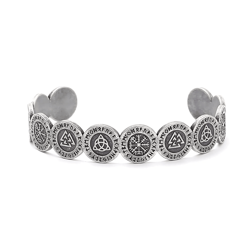 Vikings Valknut Compass Bracelet - Sphere Standouts