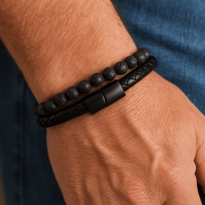 Volcanic Stone Magnetic Bracelet - Sphere Standouts