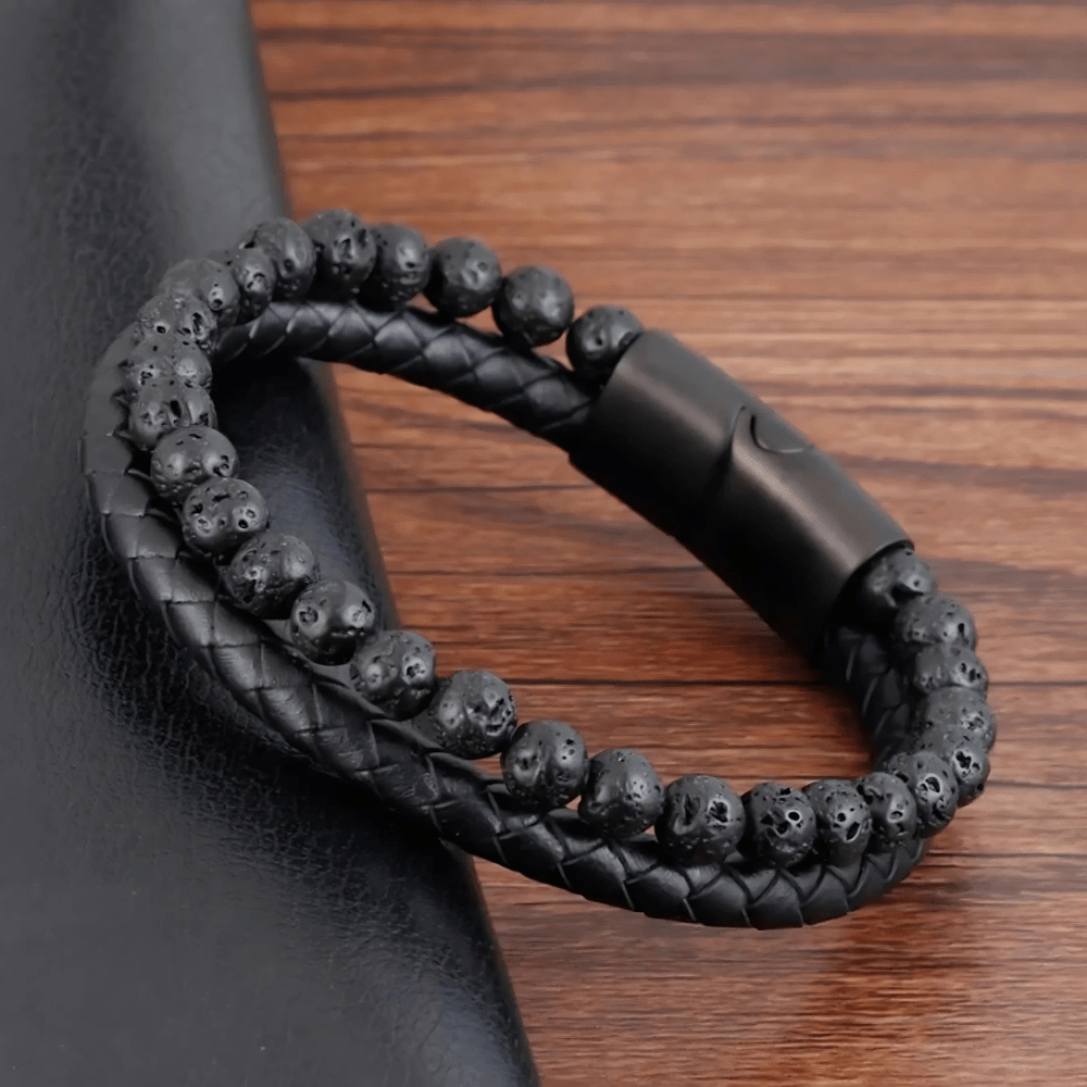 Volcanic Stone Magnetic Bracelet - Sphere Standouts