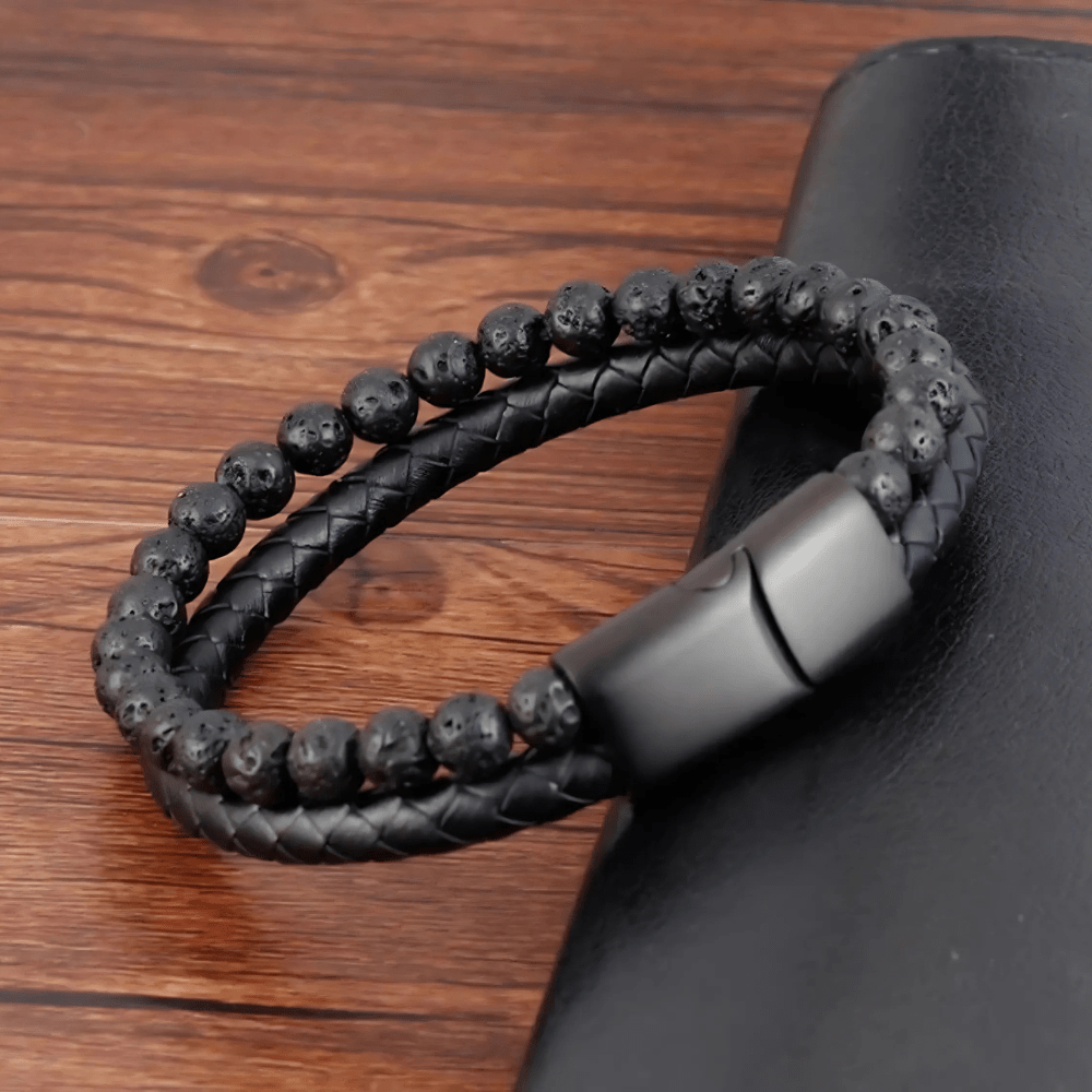 Volcanic Stone Magnetic Bracelet - Sphere Standouts