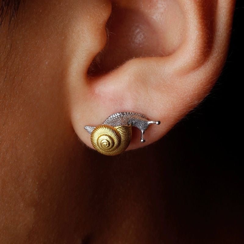 Whimsical Snail Earrings - Sphere Standouts