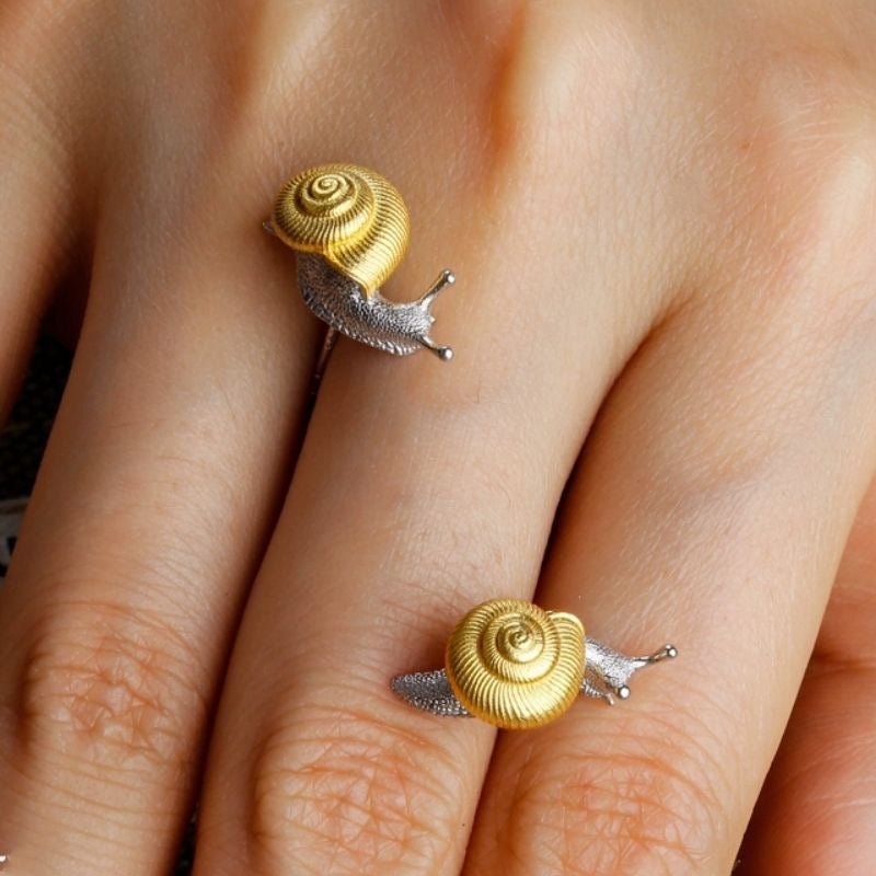 Whimsical Snail Earrings - Sphere Standouts