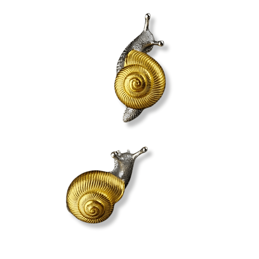 Whimsical Snail Earrings - Sphere Standouts