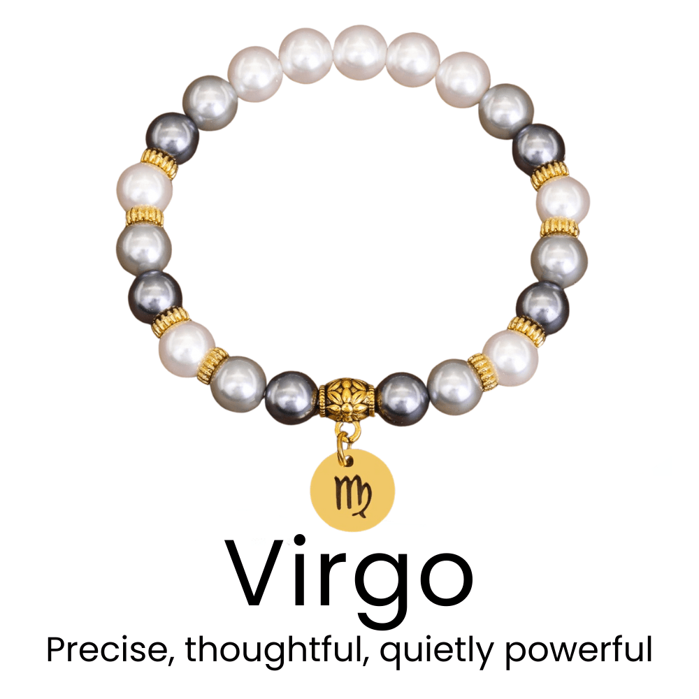 Zodiac Bracelet with Shell Beads - Sphere Standouts