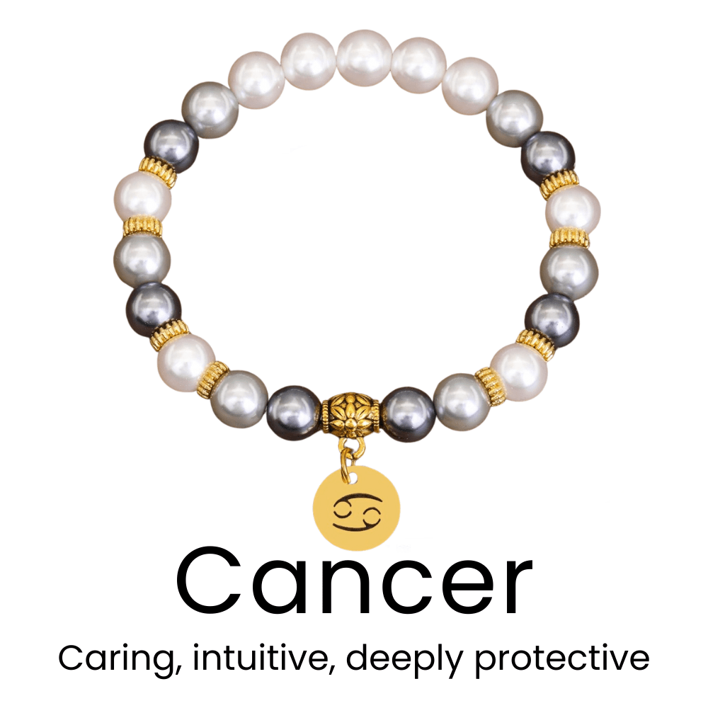 Zodiac Bracelet with Shell Beads - Sphere Standouts