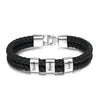 Personalized Leather Bracelet with Name Beads — styled bracelet, jewelry for women