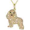 Puppy Charm Necklace in Cocker Spaniel — necklace for women