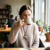 Whispering Feline Bond Pendant Necklace - Lifestyle 2