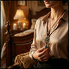 Moon and Star Handmade Necklace - Lifestyle 3