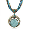 Star Moon of Eternity Necklace - Blue
