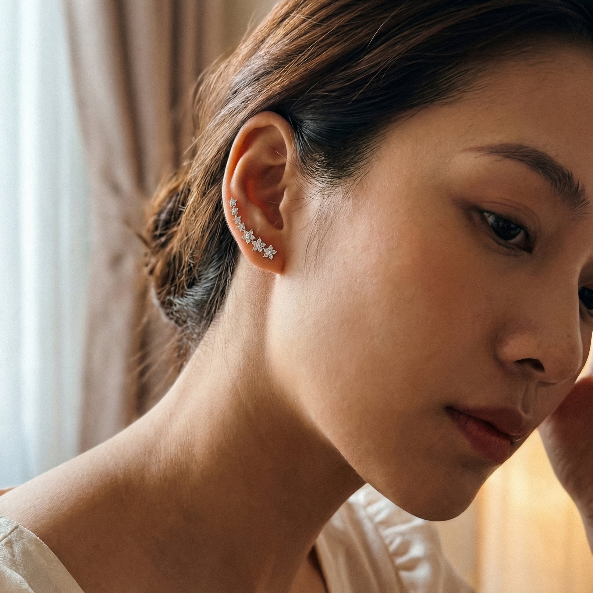 Blossoming Eternity Earrings - Lifestyle 1