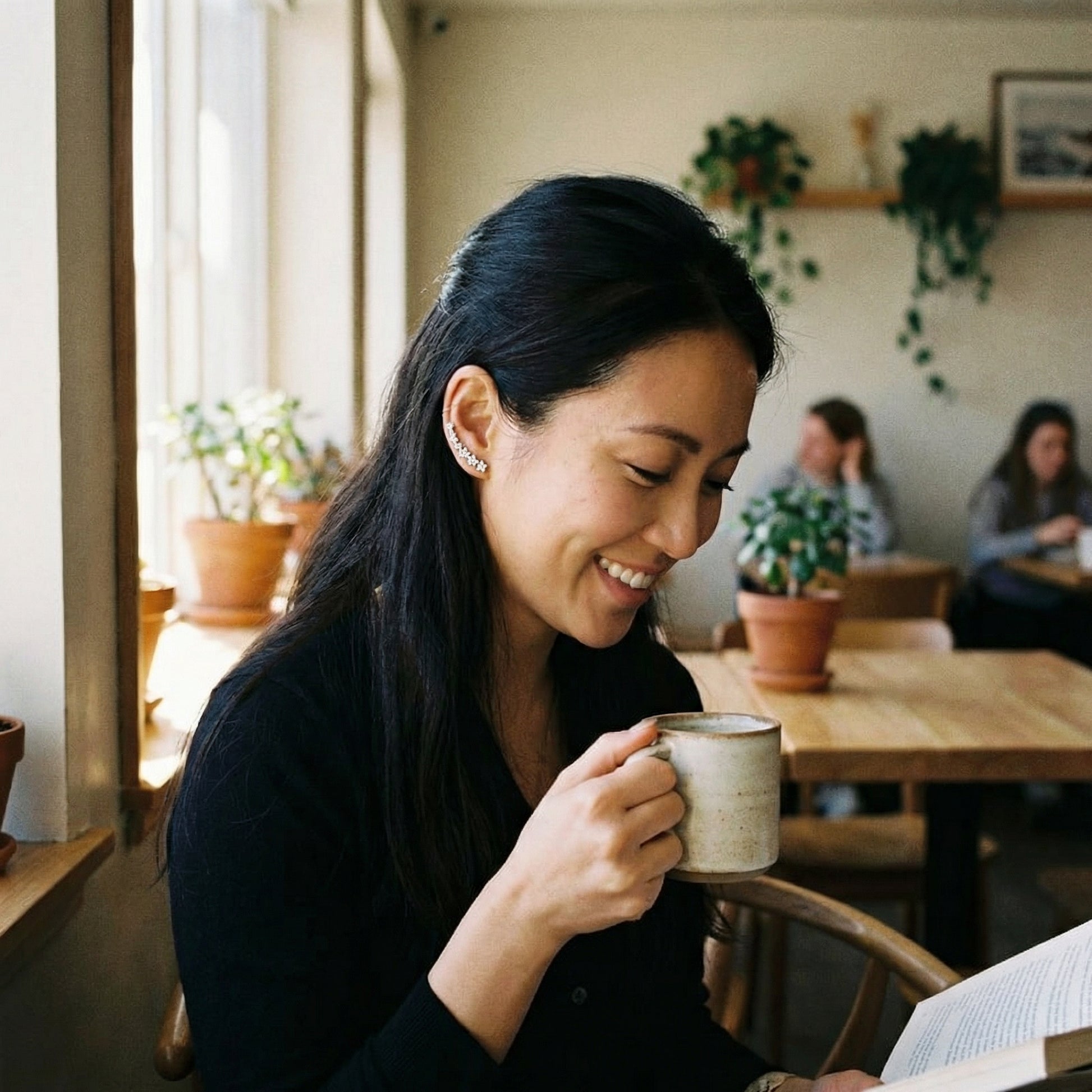 Blossoming Eternity Earrings - Lifestyle 2