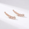 Blossoming Eternity Earrings - Rose Gold