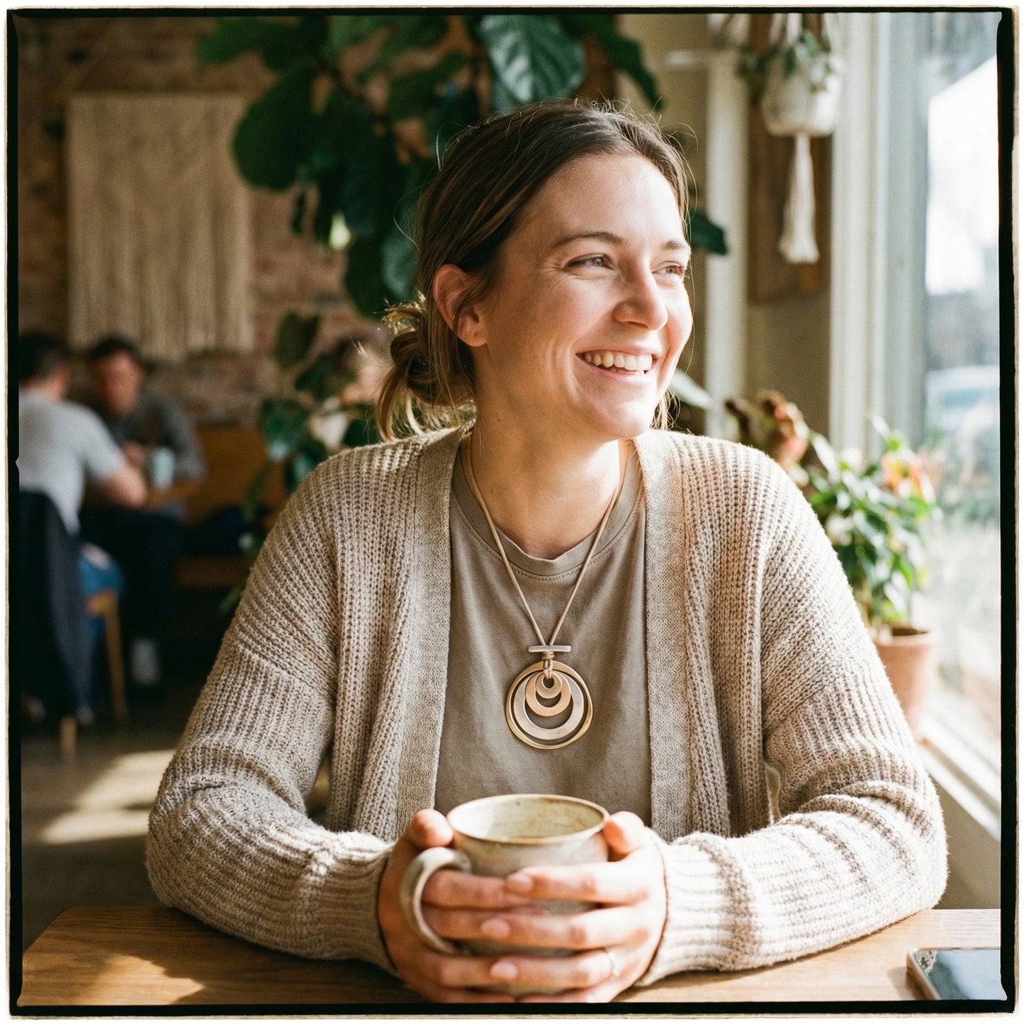 Bohamian Circle Necklace - Lifestyle 2