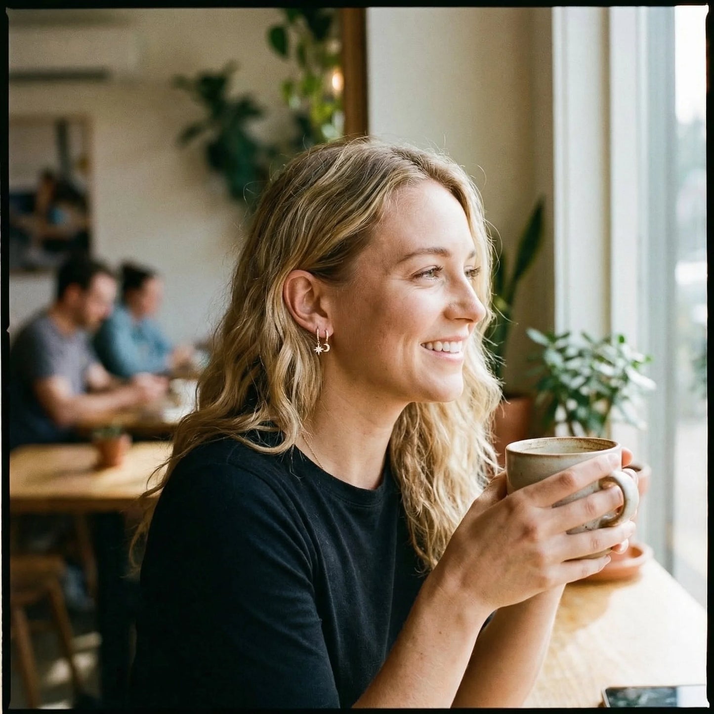 Ocean Moonlight Earrings - Lifestyle 2