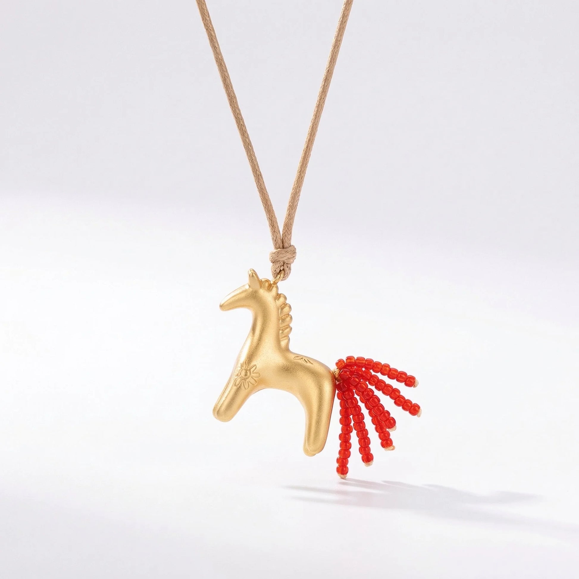Equine Elegance Necklace - Gold-color