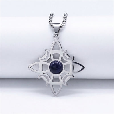 Wicca Celtic Knot Triple Moon Goddess Necklace - A 50 BOX lansha SR
